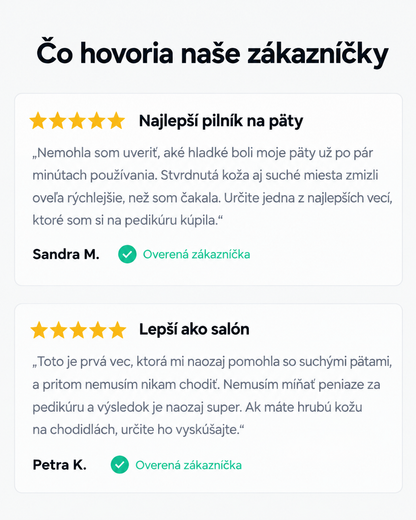 Pediora: elektrický pilník na chodidlá